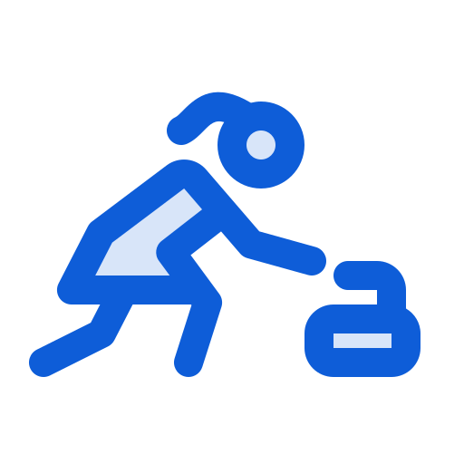 Curling free icon