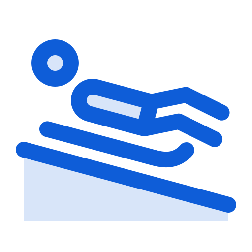 Luge free icon Luge free icon