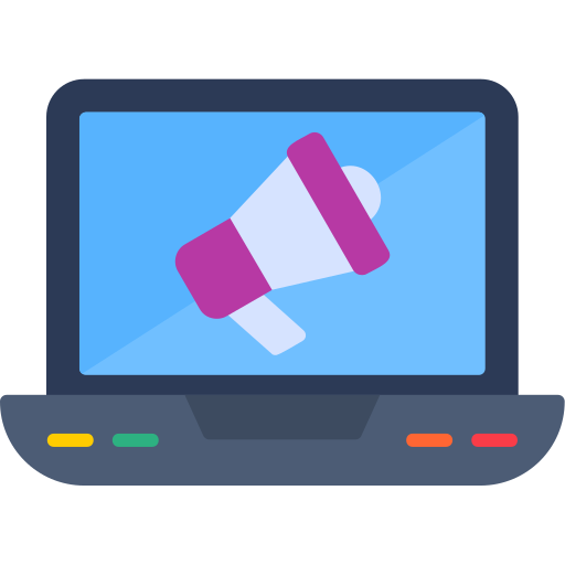 Digital advertising free icon