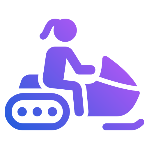 moto de neve grátis ícone