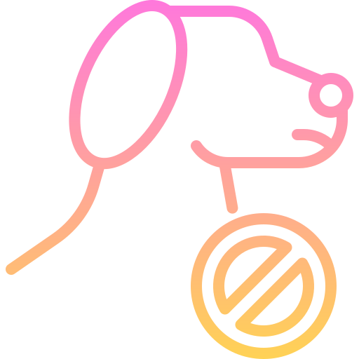sin mascotas icono gratis