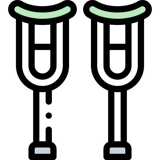 muletas icono gratis