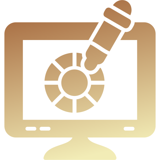 rueda de color icono gratis