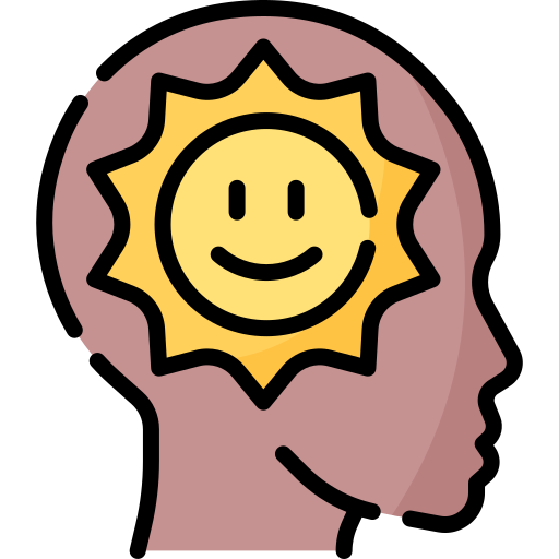 Positive thinking free icon Positive thinking free icon