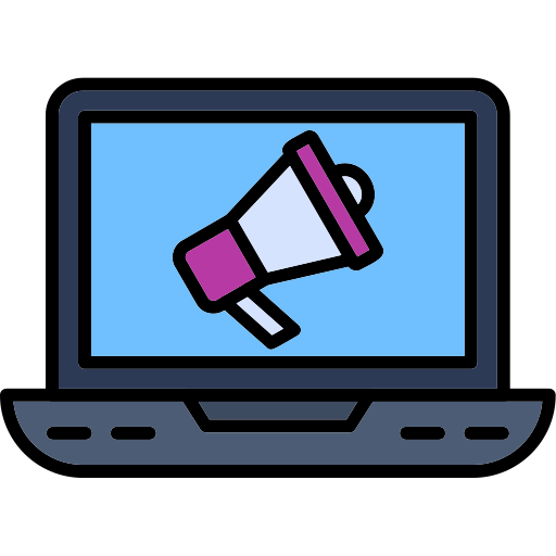 Digital advertising free icon