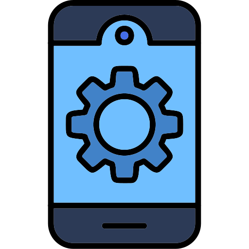 Mobile app free icon Mobile app free icon