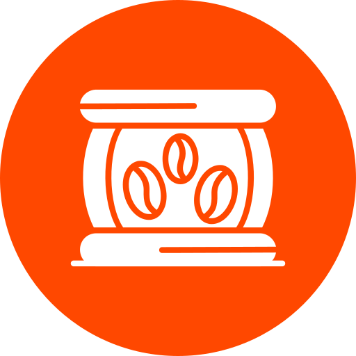 granos de café icono gratis