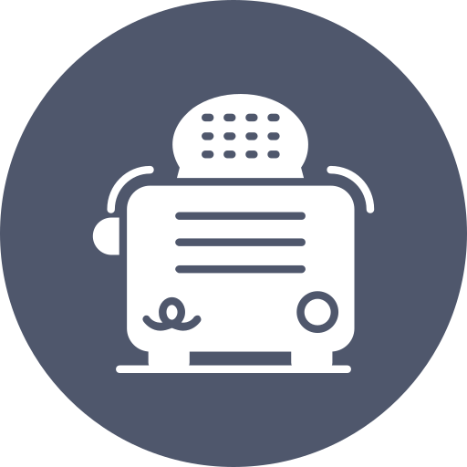 tostadora icono gratis