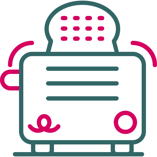 tostadora icono gratis