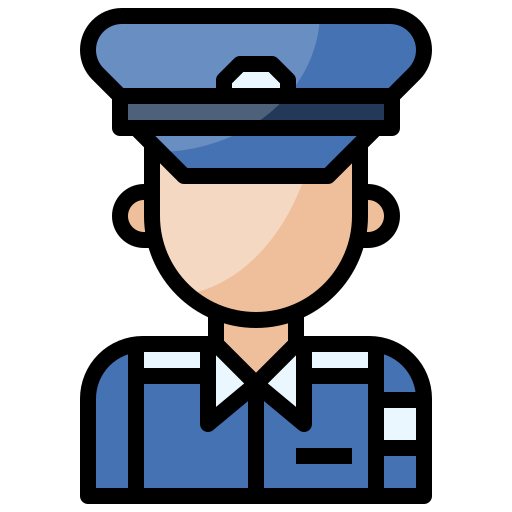 police Icône gratuit police Icône gratuit