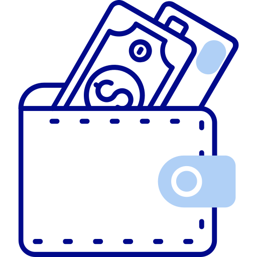 billetera icono gratis