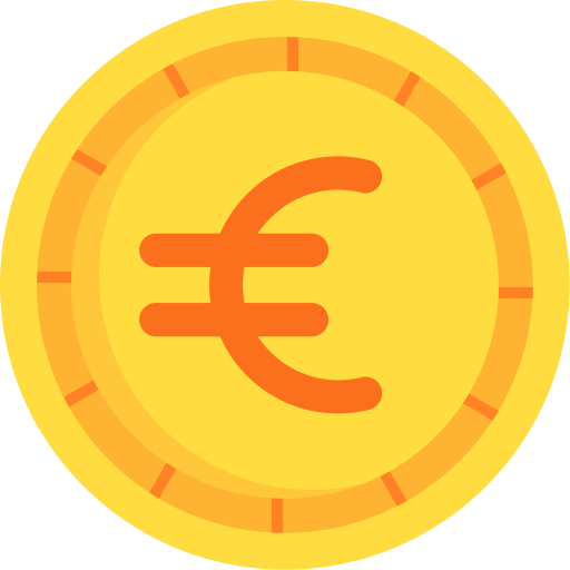 euro icono gratis