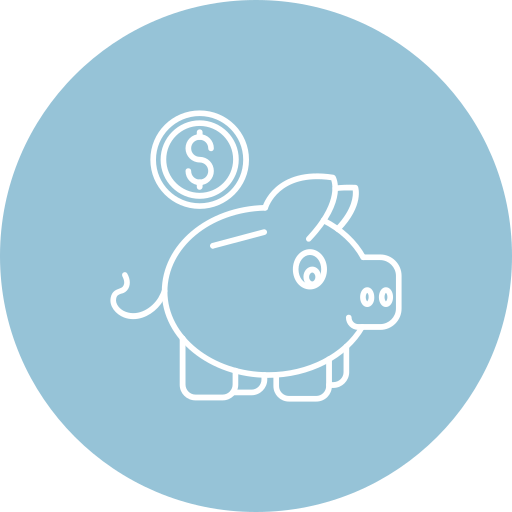 Piggy bank free icon
