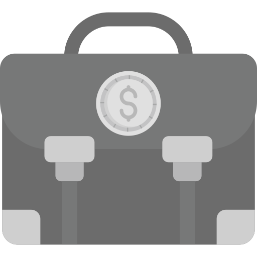 bolsa de dinero icono gratis