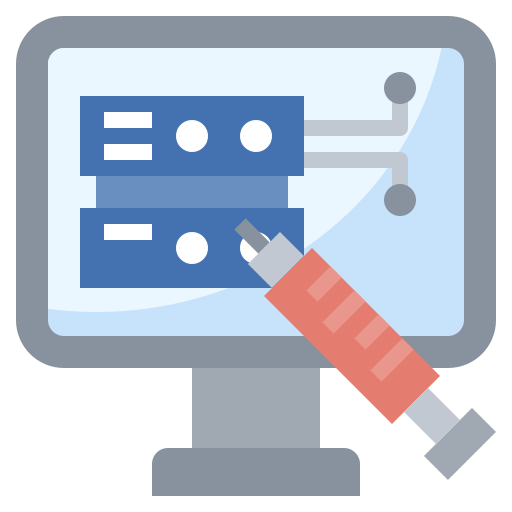 Injection free icon Injection free icon