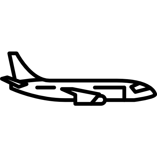 avión icono gratis