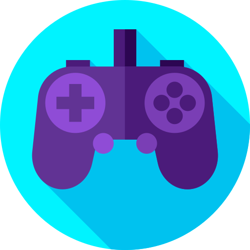 Joystick Flat Circular Flat icon