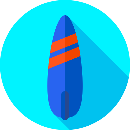 tabla de surf icono gratis