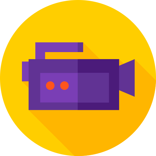 camara de video icono gratis