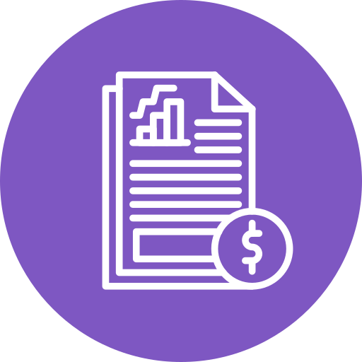 declarações financeiras grátis ícone