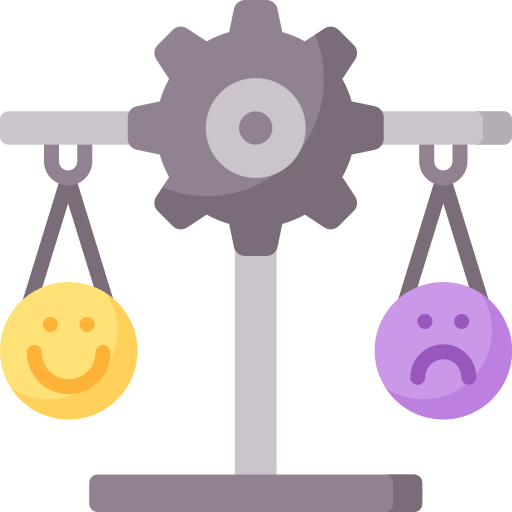 equilibrio emocional icono gratis