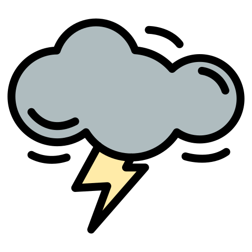 Black cloud - Free weather icons