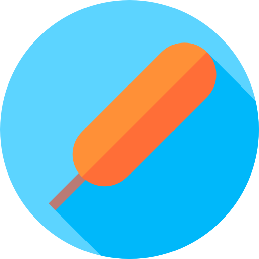 corndog icono gratis