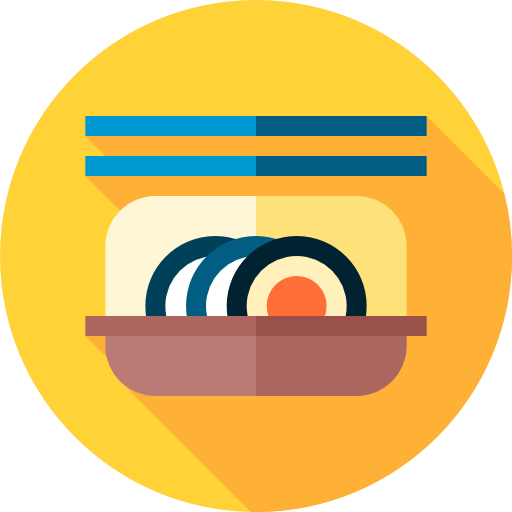 Sushi Flat Circular Flat icon