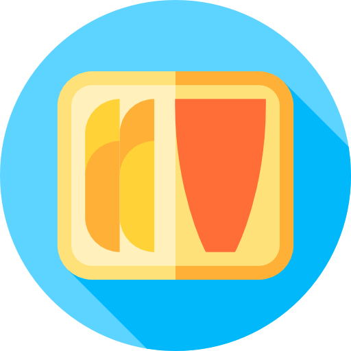 pescado y papas fritas icono gratis