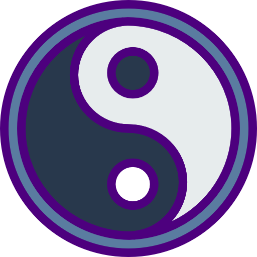 yin yang icono gratis