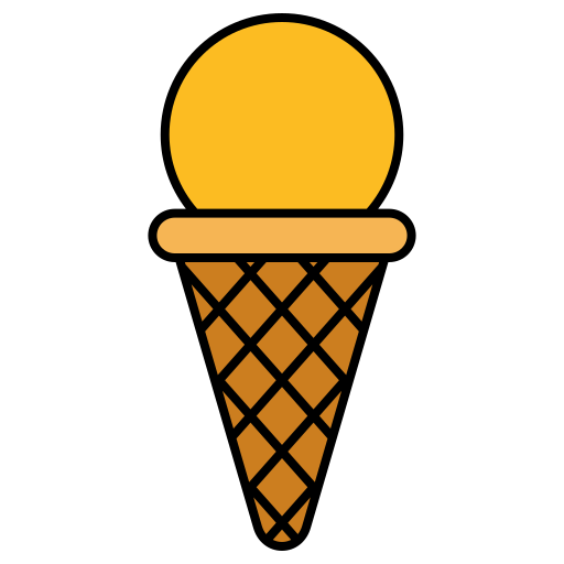 cucurucho de helado icono gratis