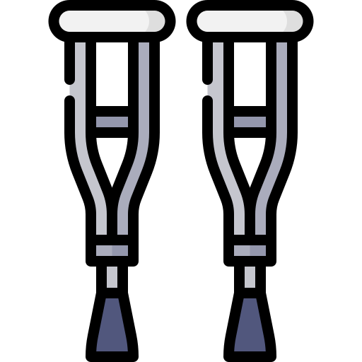 muletas icono gratis