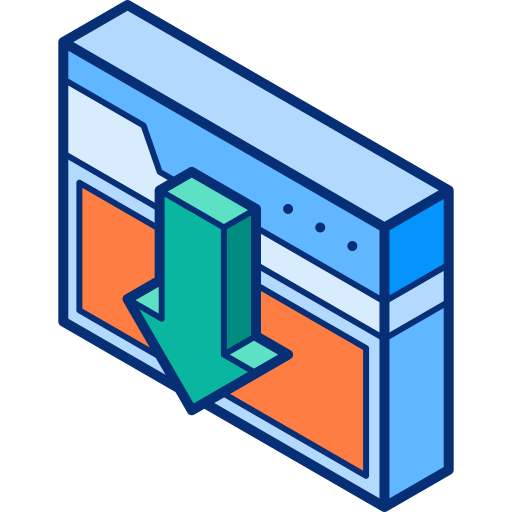 Landing page free icon