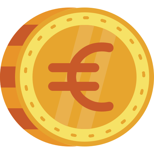 euro icono gratis