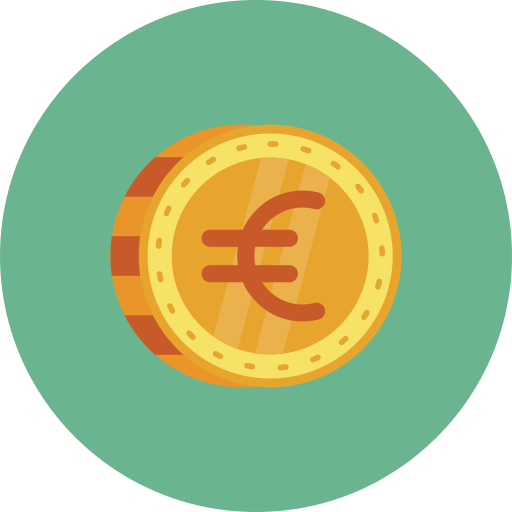 euro icono gratis