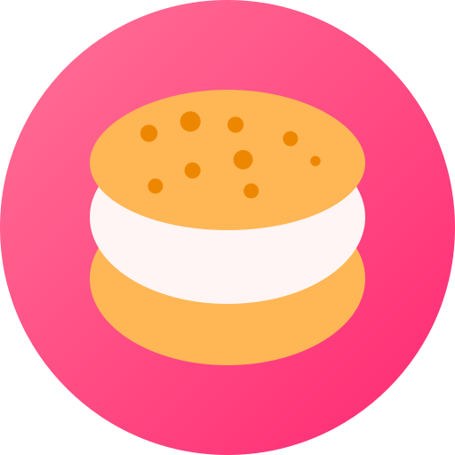 sándwich de helado icono gratis