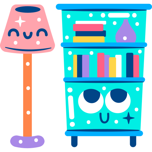 estante para libros gratis sticker