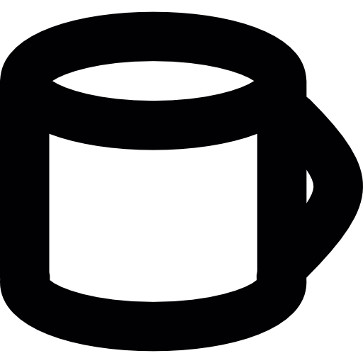 Round cup icon