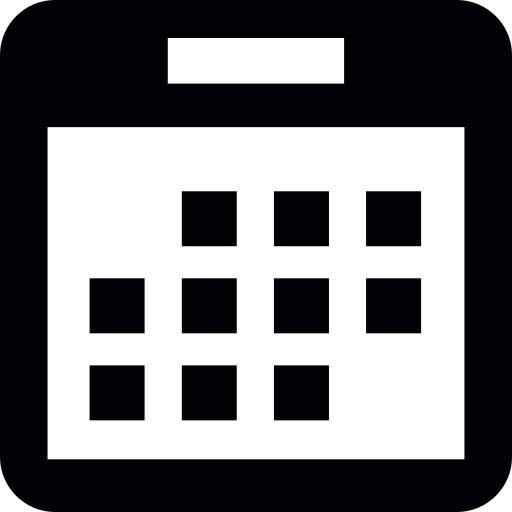 calendario de eventos icono gratis