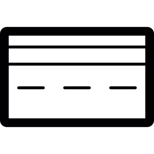 tarjeta de crédito bancaria icono gratis