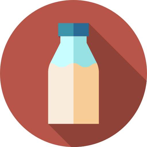 botella de leche icono gratis