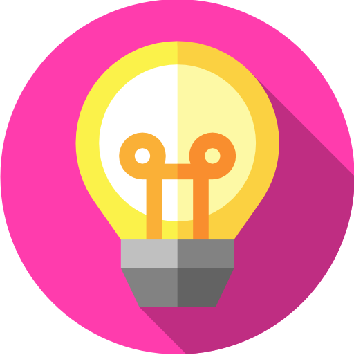 Idea Flat Circular Flat icon