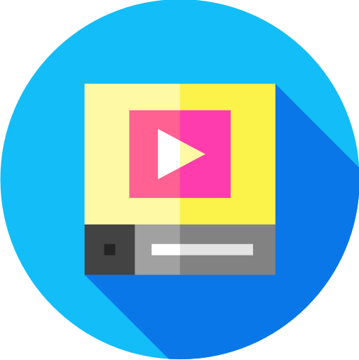 reproductor de video icono gratis