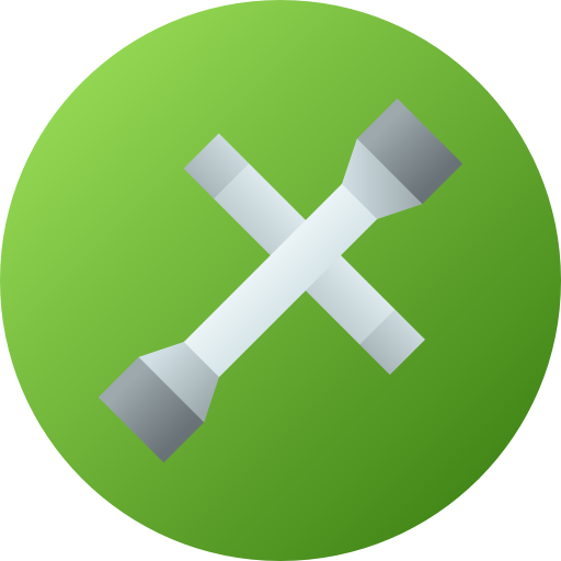 Cross wrench free icon Cross wrench free icon