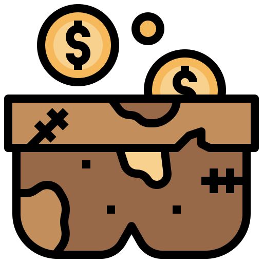 monedas icono gratis