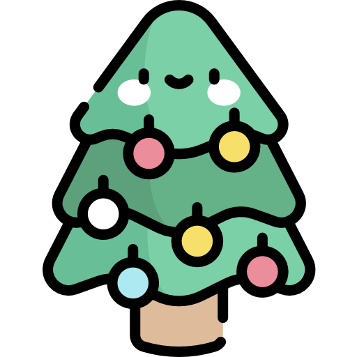 árbol de navidad icono gratis