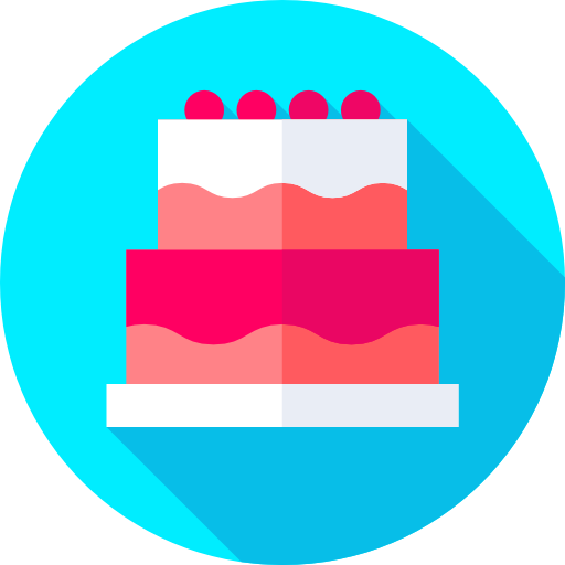 pastel de cumpleaños icono gratis