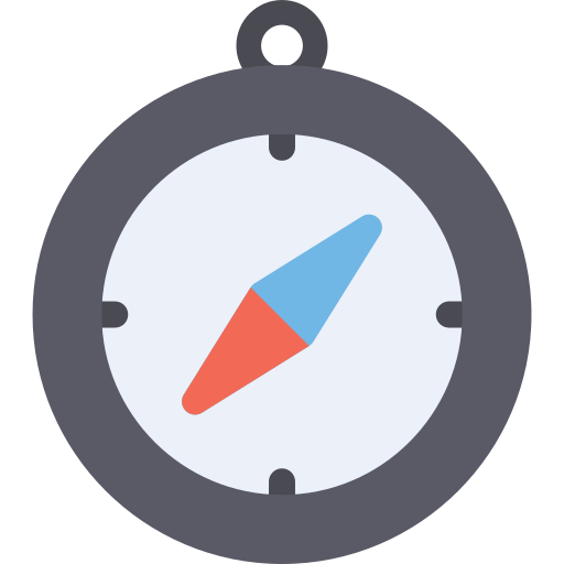 Compass Generic color fill icon