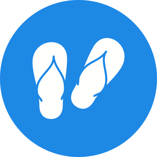 chancletas icono gratis