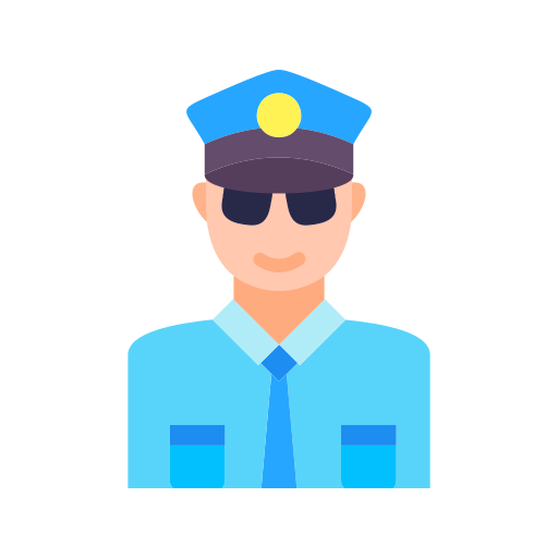 Police Generic color fill icon